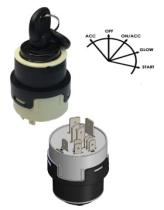FLAMAR JAP-685 - CONMUTADOR ENC.12/24V 5 POS. JCB/NEW H./VOLVO