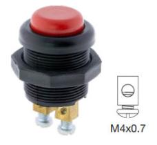 FLAMAR 70468050 - PULSADOR ROJO PLASTICO TORNILLO OFF-ON