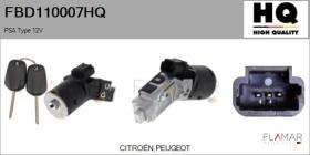 HQ FBD110007HQ - CERRADURA DIRECCIóN PSA TYPE 12V